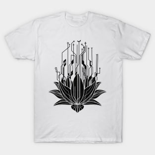 modern lotus flower T-Shirt